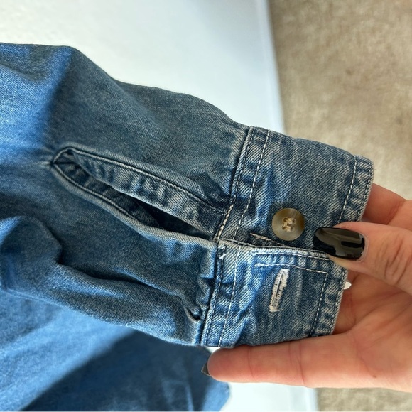 Bobbie Brooks vintage 90s 100% Cotton Grandmacore Teacher Button Down Cat Shirt - Picture 6 of 9